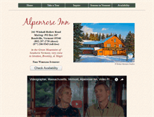 Tablet Screenshot of alpen-rose.com